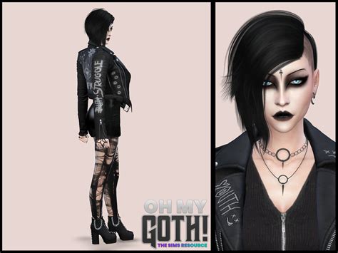 The Sims Resource Oh My Goth Ravena Stone