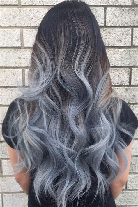 Although blue hair color was once strictly for cartoon characters or edgy punks, this cool hue has cracked its way into the realm of mainstream hair. 33 Try Grey Ombre Hair This Season | Grey ombre hair, Cool ...