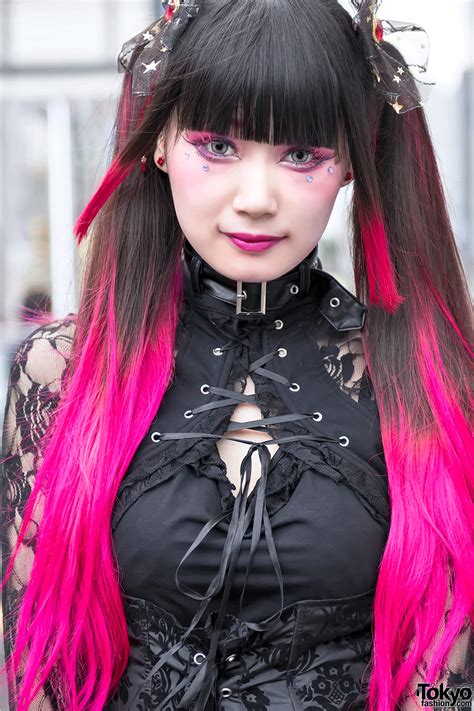 Pink Twintails Gothic Harajuku Street Fashion And Heart