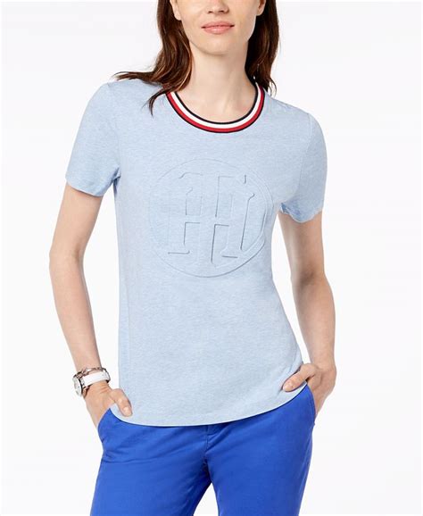 Tommy Hilfiger Embossed Logo T Shirt Created For Macys And Reviews