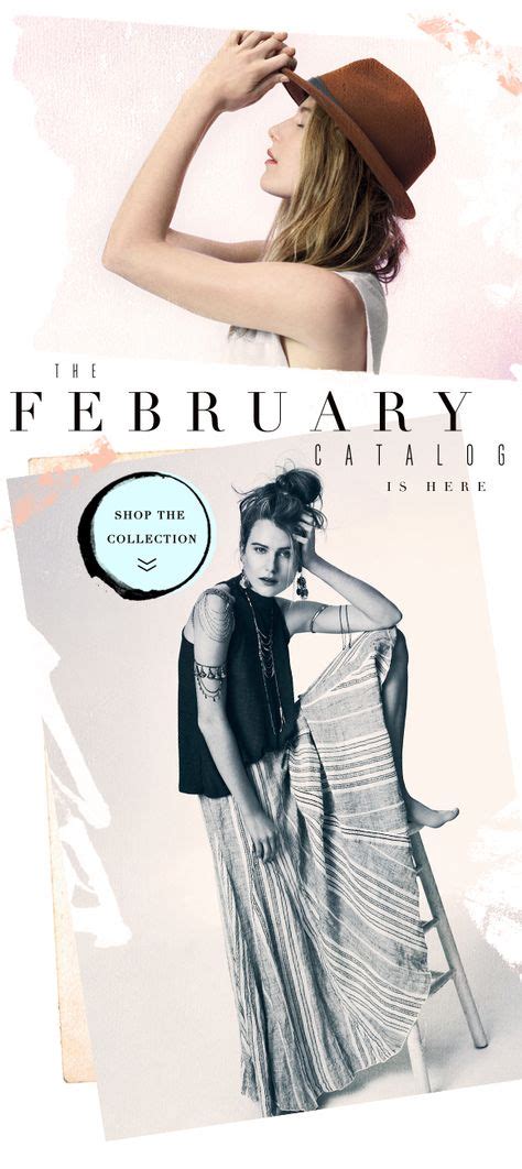 Shop The February Catalog Fashion Inspiration Design Email Design