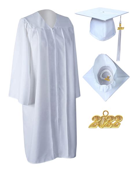 Buy Matte Graduation Gown Cap Tassel Set 2022 For College High School