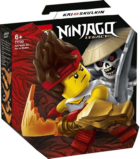Lego Ninjago 71730 Set De Bataille épique Kai Contre Skulkin