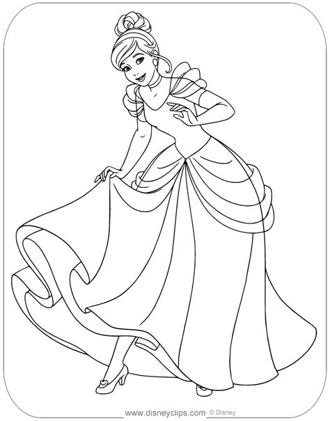 Those disney princess coloring pages online websites surely helping you such much. Cinderella Coloring Pages | Disneyclips.com