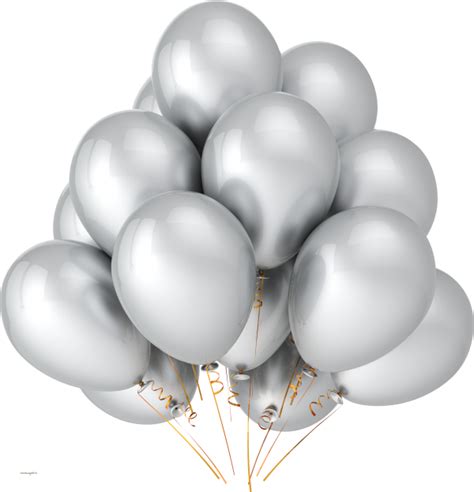 Silver Balloons Png Png Images Download Silver Balloons Png