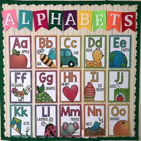 Preschool Alphabet Poster