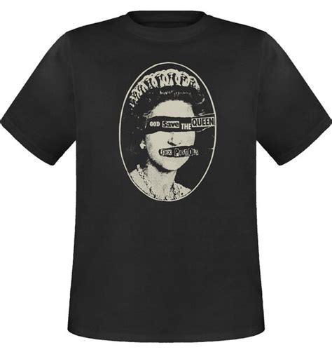 Sex Pistols God Save The Queen Black T Shirt Etsy