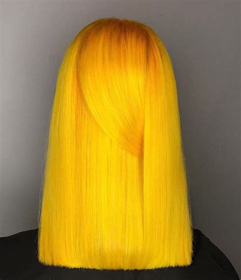 Yellow Hair Yellow Hair Color Hair Inspo Color Rapunzel Wig