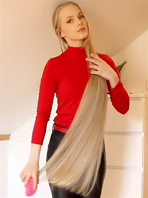 Video Very Long Blonde Hair Realrapunzels