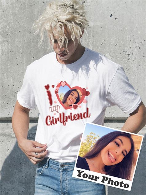 i love my girlfriend custom photo shirt i heart my girlfriend etsy australia