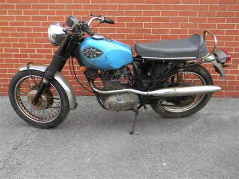 69 1969 Bsa Starfire 250 S Vintage Original Motorcycle Rare Motor Bike