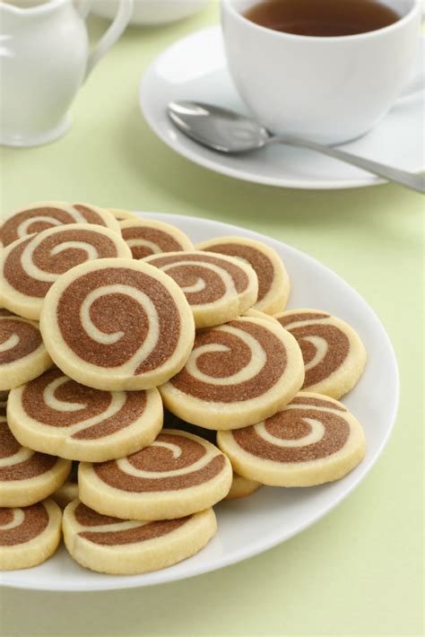 Chocolate Vanilla Marbled Or Pinwheel Cookies For Chocolate Monday