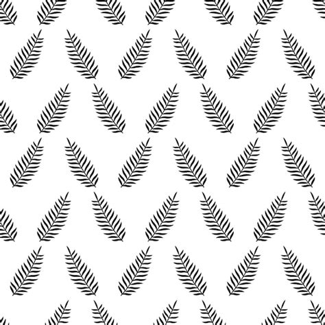 Premium Vector Seamless Pattern Abstract Elements Different Plant