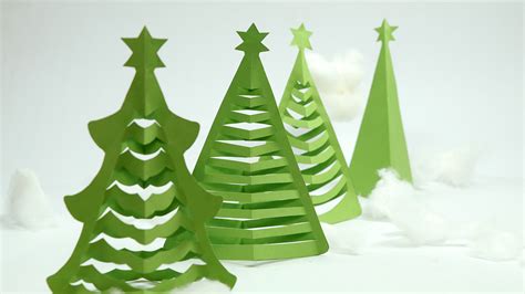 Diy Christmas Tree Craft How To Make Paper Christmas Tree At Home Artsy Fartsy