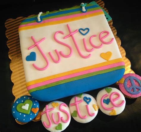 Justice Birthday Cake Justice Party Birthday Party Fabulous Birthday