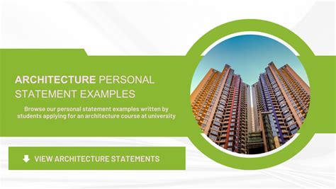 Architecture Personal Statement Examples