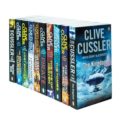 Clive Cussler Fargo Adventures Collection 10 Books Set Spartan Gold Lost Empire The Kingdom