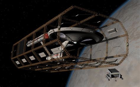 Enterprise In Spacedock By Jim197 On Deviantart
