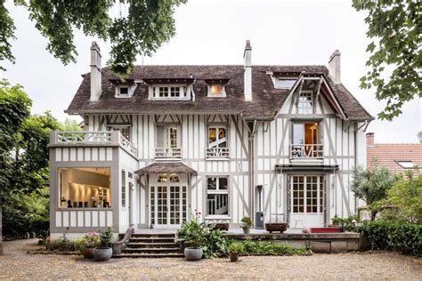Contemporary Renovation Of A 19th Century French Half Timbered House