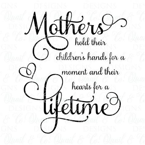 A Mother Holds Her Childs Hand Svg Mothers Day Svg Etsy Happy
