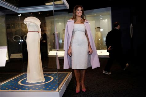 melania trump donates her inaugural ball gown to the smithsonian the washington post