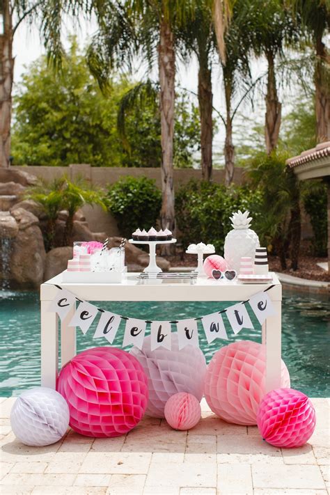 12 Easy Summer Pool Party Ideas On Love The Day