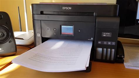 epson ecotank et 4750 impresora en accion youtube