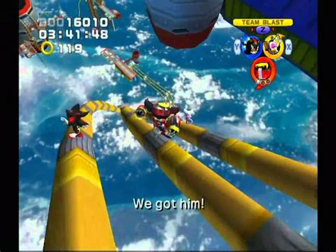 Sonic Heroes Gc Team Dark Egg Fleet Mission A Rank Youtube