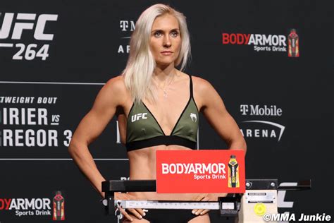 Yana Kunitskaya Ufc 264 Official Weigh Ins Mma Junkie