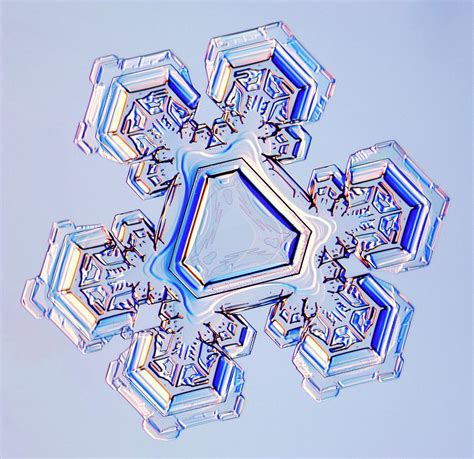 Triangular Snowflake Photograph By Kenneth Libbrechtscience Photo