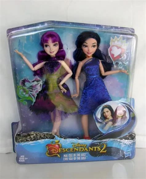 Disney Descendants Isle Of The Lost Mal Evie Doll Brand New Pack Hasbro Picclick