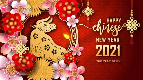 Happy new year for you, my dear, you guaranteed my 2021 was warm and safe. Happy Chinese New Year 2021 Red Wallpaper Hd ...