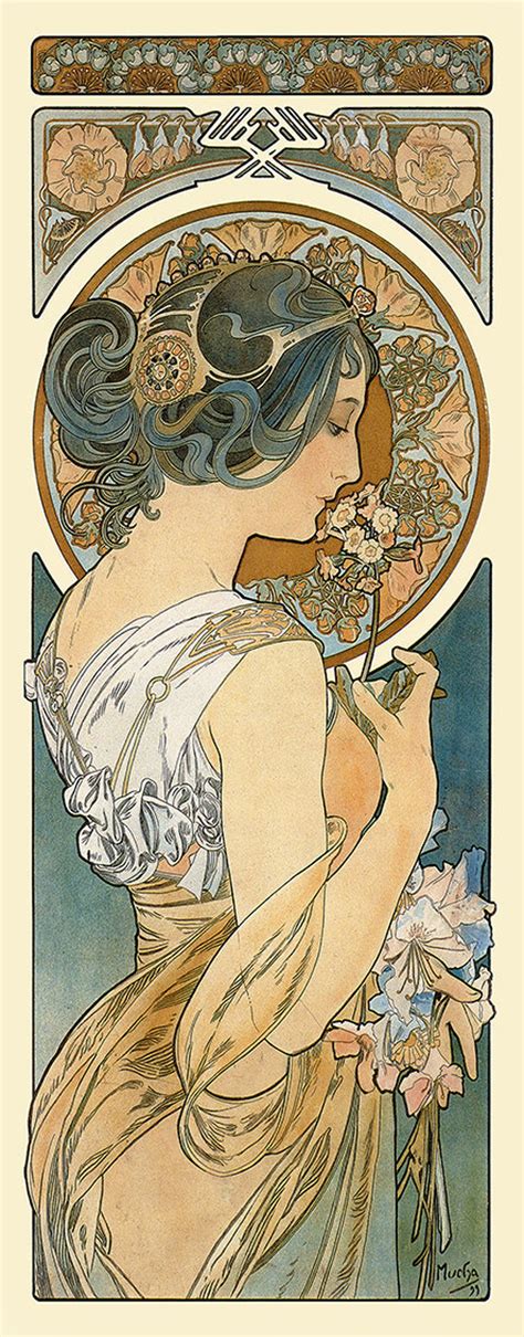 Art Nouveau Poster Alphonse Mucha Art Nouveau Print Etsy
