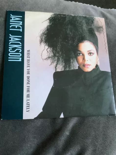 Janet Jackson What Have You Done For Me Lately Used Vinyle 7 Single