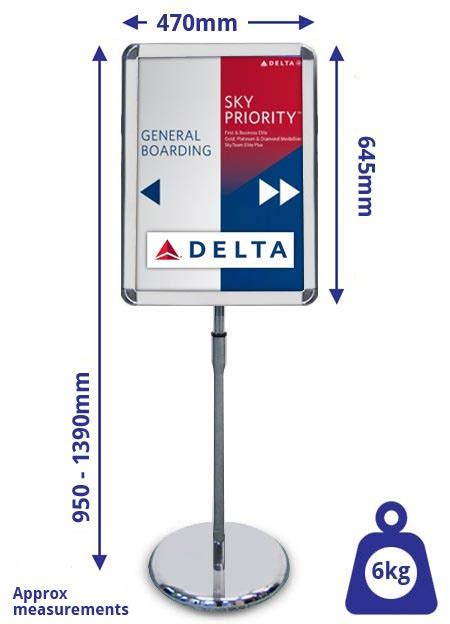 Titan A2 Sign Holders Ral Display