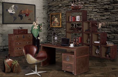 Vintage Industrial Office Furniture Best Decor Things