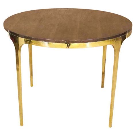Mid Century Brass Dining Table For Sale At 1stdibs