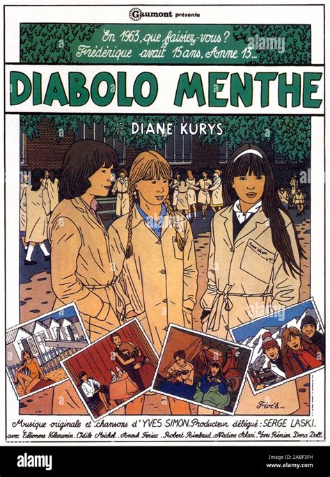 Peppermint Soda Aka Diabolo Menthe French Poster From Left
