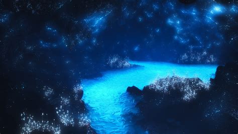 Wallpaper Sunlight Landscape Fantasy Art Night Underwater