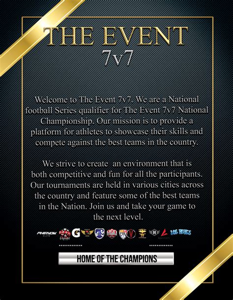 The Event 7v7 presented by Red Zone Elite – Welcome to the home of the