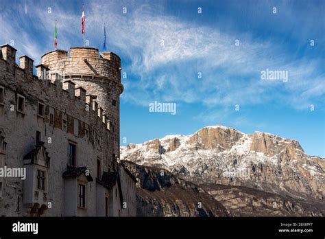 Castello Del Buonconsiglio Or Castelvecchio With The Tower Torre Di