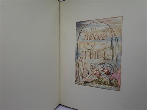 The Book Of Thel By William Blake 1965 Limited Edition Mfr Rare Books