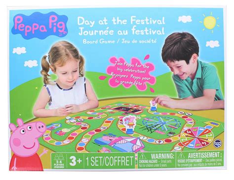 Peppa Pig Day At The Festival Board Game For 2 4 Players Walmart