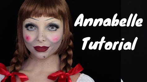 Annabelle Halloween Makeup Tutorial Kamilabravo Youtube