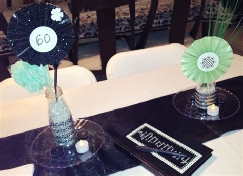 Table Decor for 60th birthday | 60th birthday, 60's party, Party theme