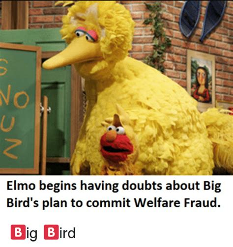 Elmo Begins Having Doubts About Big Birds Plan To Commit