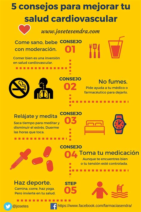 5 consejos para mejorar tu salud cardiovascular en el día europeo para la prevención de la