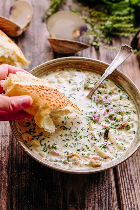 The Best Classic New England Creamy Clam Chowder Coley Cooks