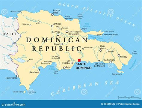 Mapa Republica Dominicana Portugal Cidades