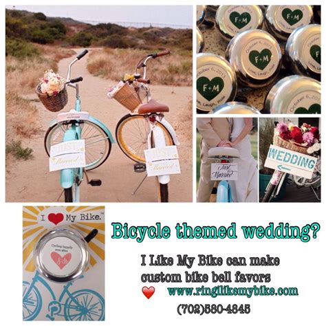 Custom Bicycle Bells For Weddings And Special Events 48 Pc Minimums